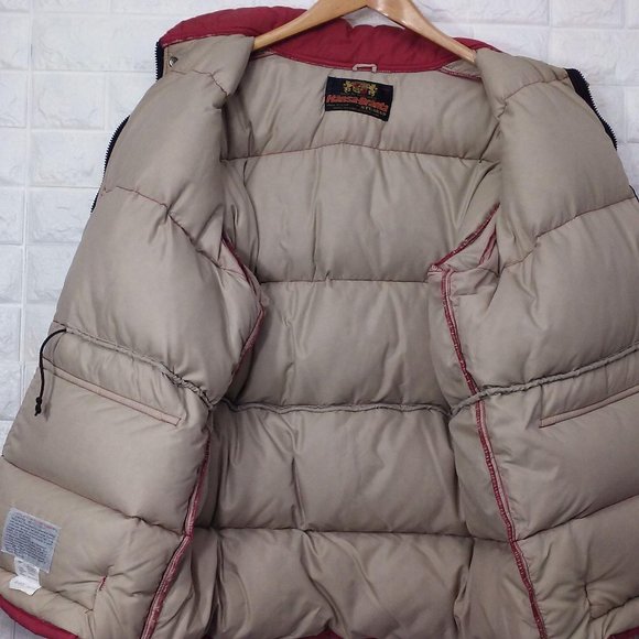 Vintage 70's Stearns Hansa-Branta Goose Down Puffer Parka Coat Mens-XL Rusty-Red - Picture 11 of 13